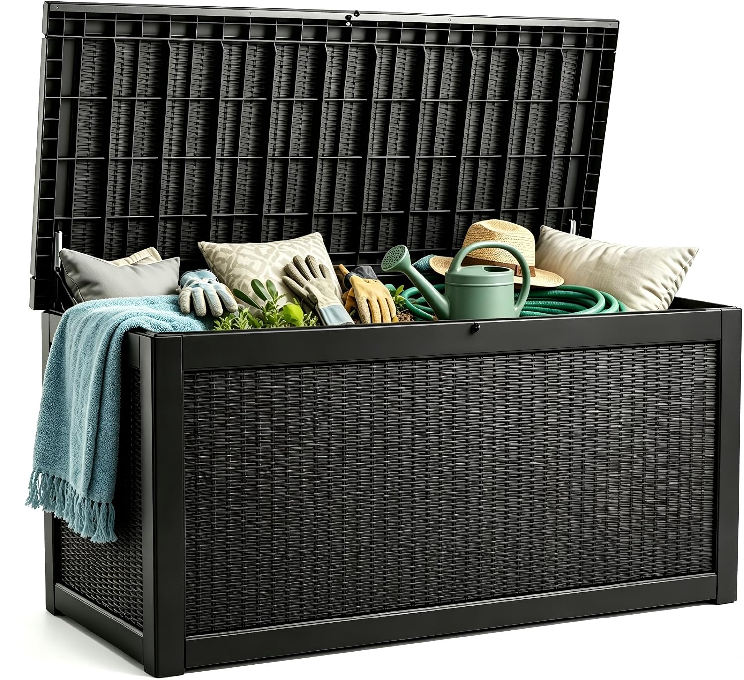 Outdoor Furniture Resin - Caixa de Armazenamento Grande para Exterior