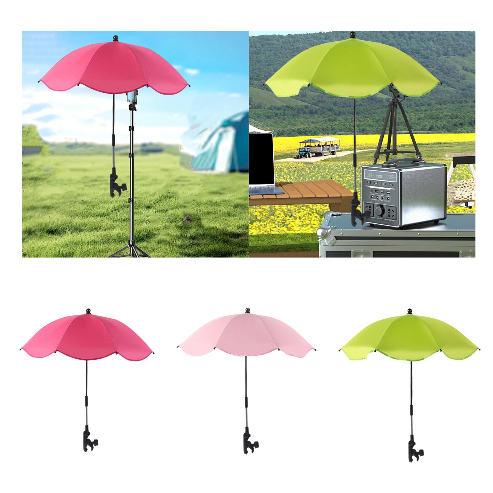 Outdoor Furniture Umbrella - Clipe no guarda-chuva carrinho guarda-sol portátil