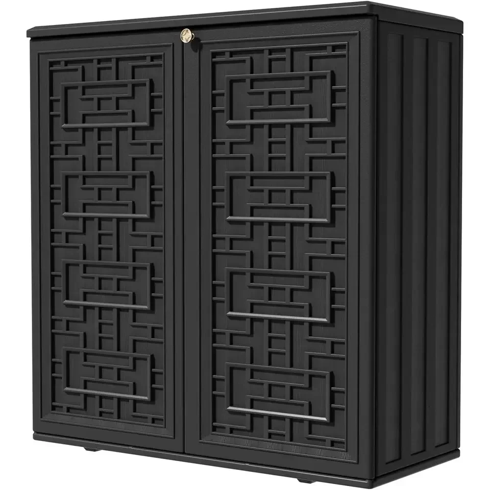Outdoor Furniture With Storage - Armário de Armazenamento Externo em Resina