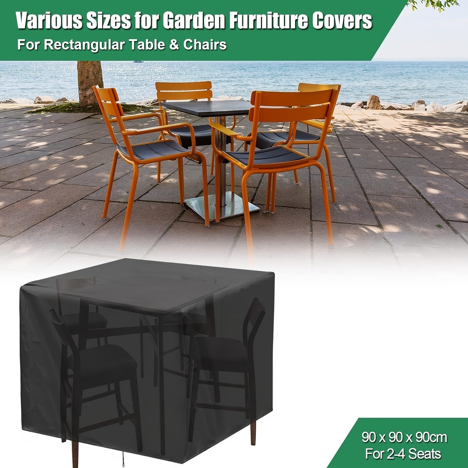 Outdoor Furniture Table - Capa para Móveis de Jardim 210D