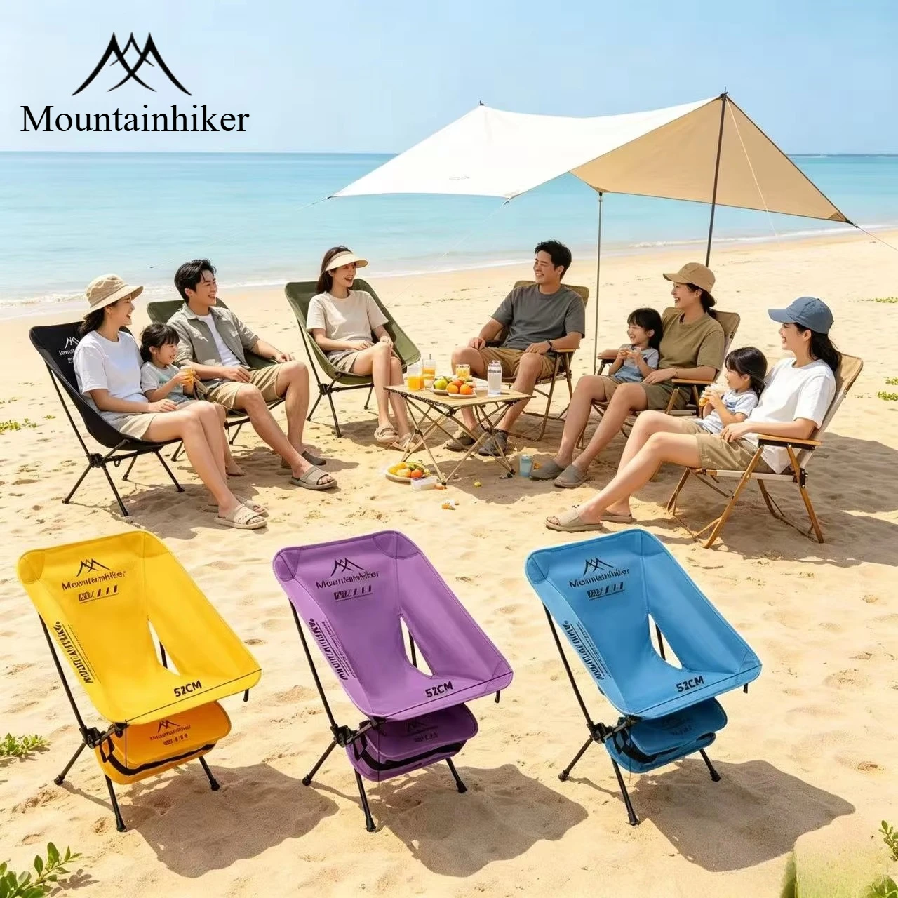 Outdoor Furniture Aluminium - Cadeira Dobrável Ultra Leve em Liga