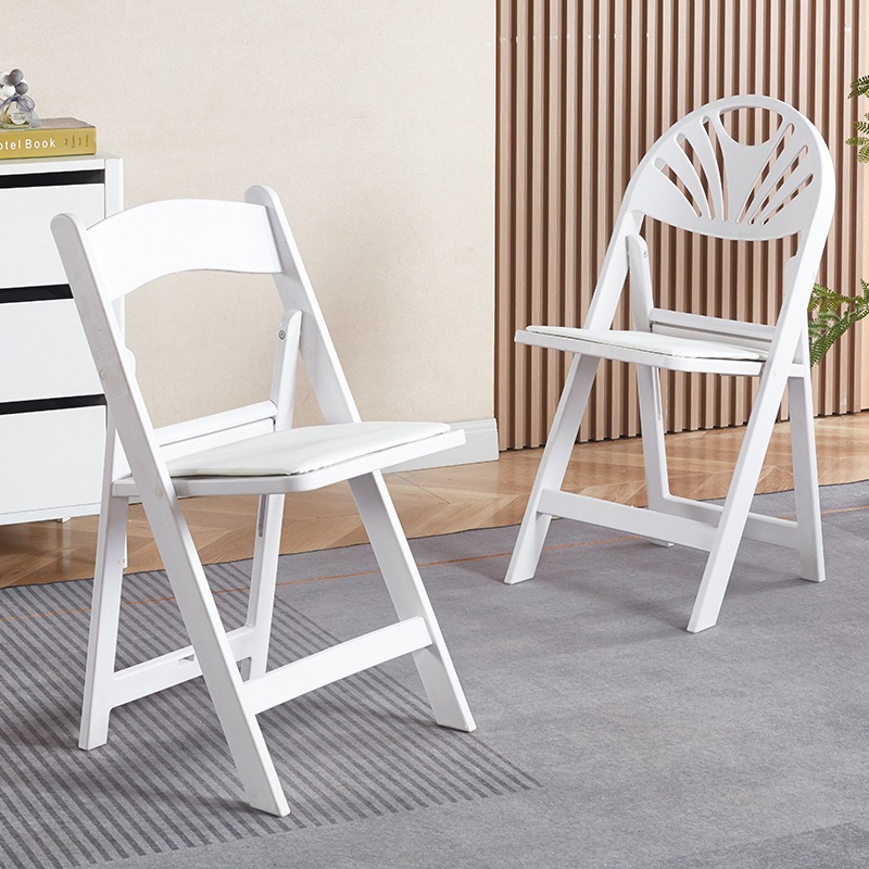Outdoor Furniture Resin - Cadeira dobrável de plástico cadeira de