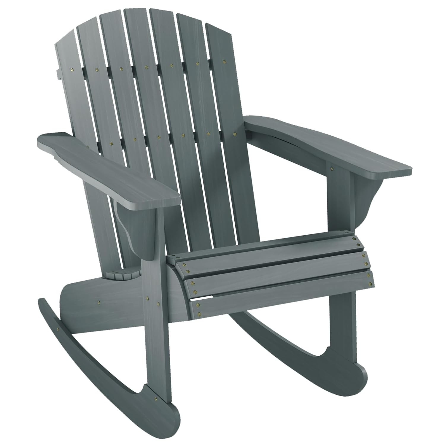 Outdoor Furniture Fire Pit - Cadeira de Balanço Adirondack de Madeira
