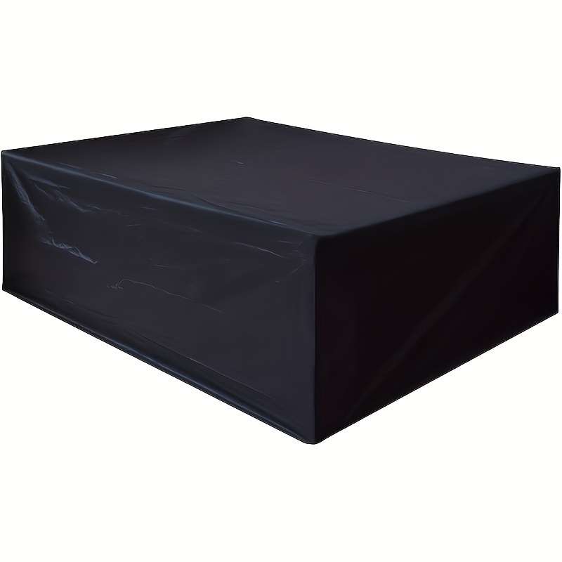 Outdoor Furniture Table - Capa para Móveis Externos Preta, Capa