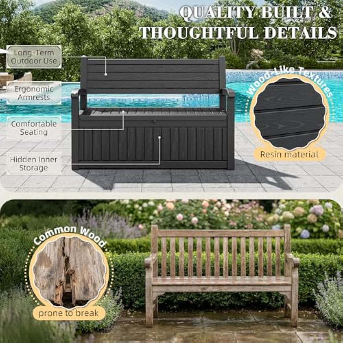 Caixa de armazenamento para ex - Outdoor Furniture With Storage avaliação e preço
