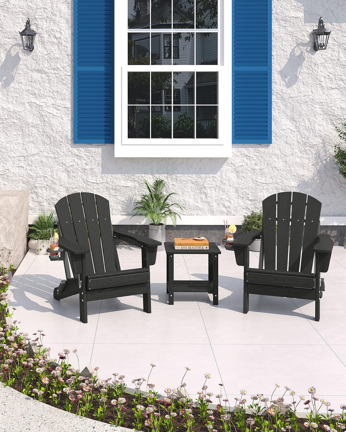 Cadeira Adirondack Dobrável em - Outdoor Furniture Fire Pit avaliação e preço