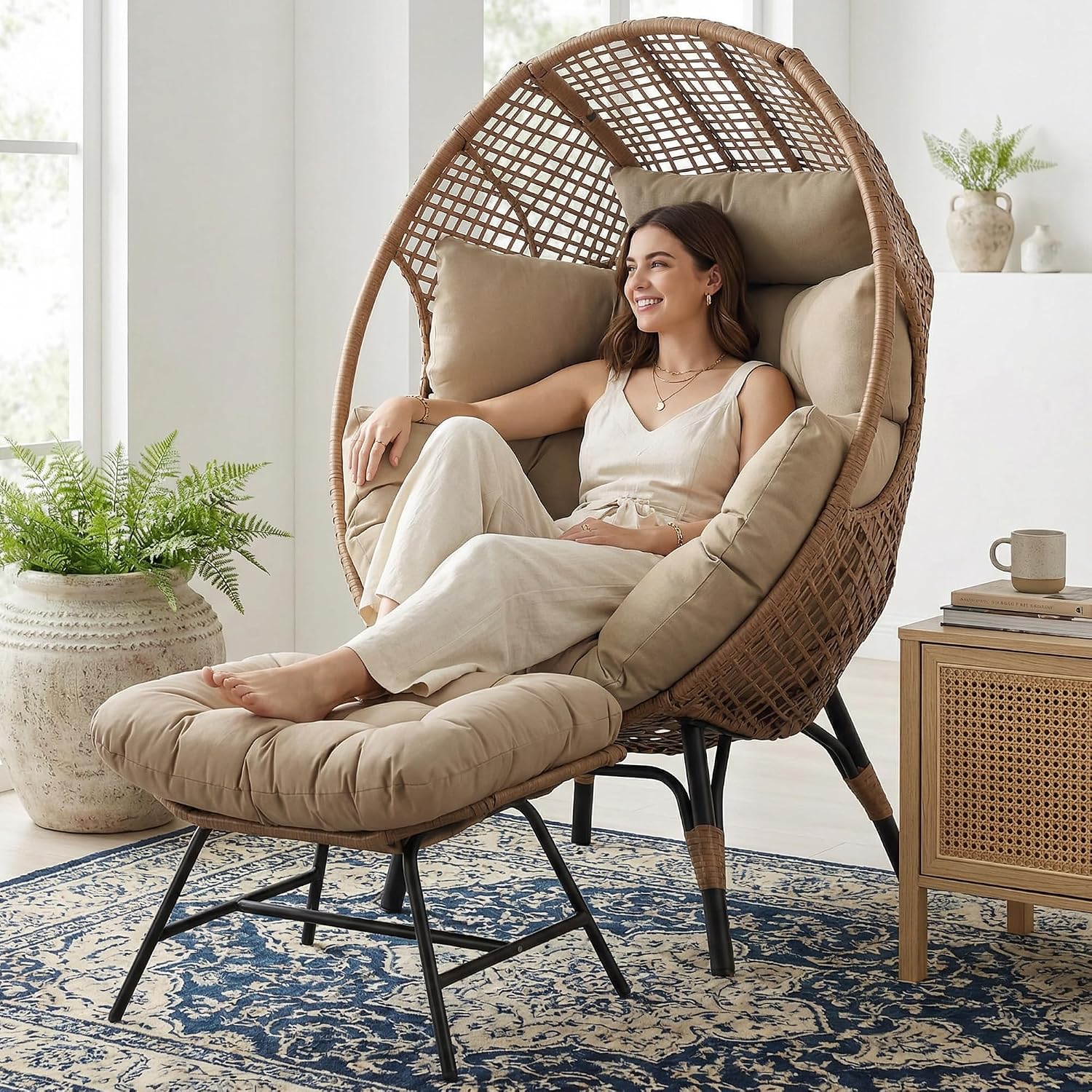 Cadeira de vime para interior  - Outdoor Furniture Xl avaliação e preço