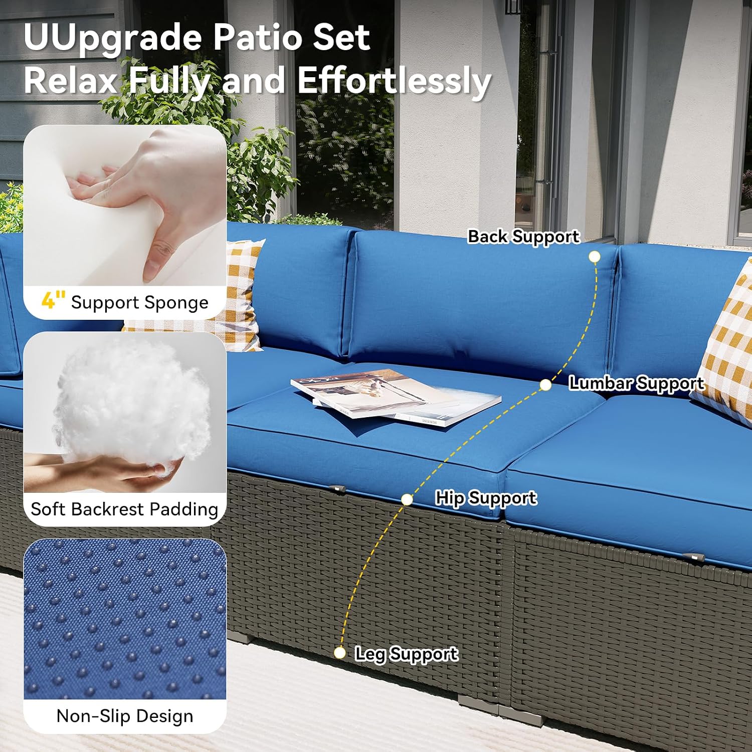 Conjunto de Móveis para Pátio  - Outdoor Furniture With Fire Pit Table avaliação e preço