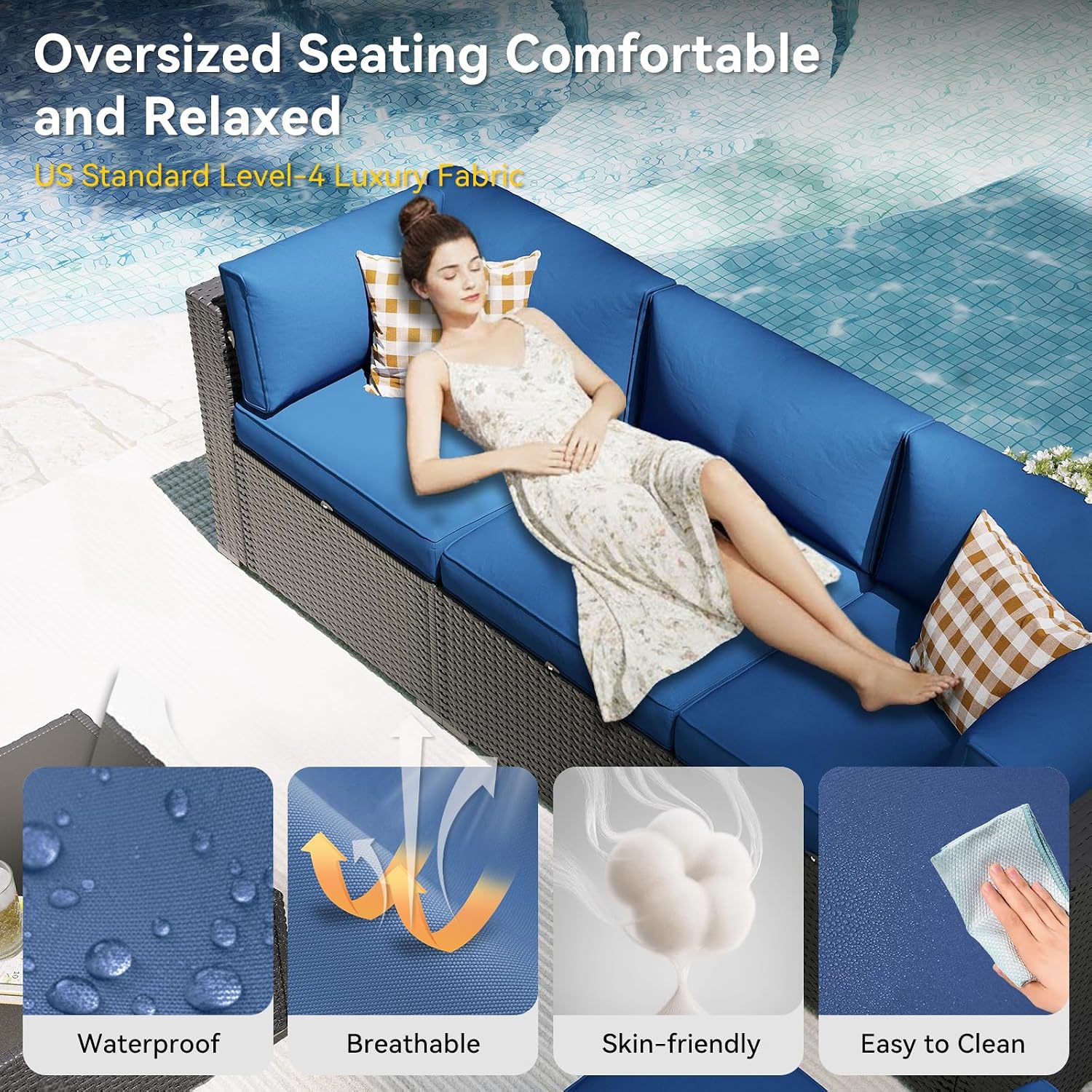 Conjunto de Móveis para Pátio  - Outdoor Furniture With Fire Pit Table avaliação e preço