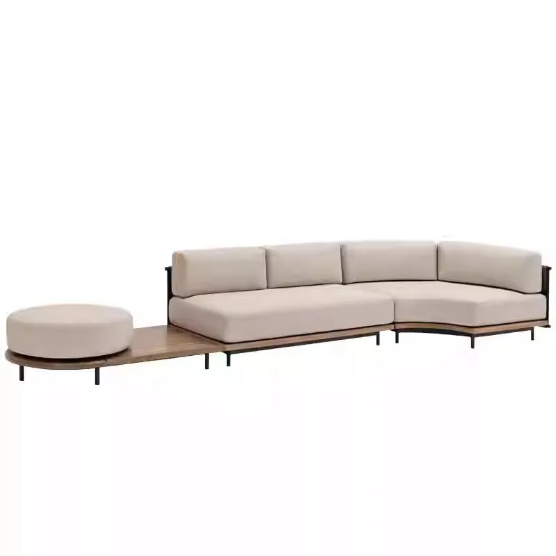 Sofá de vime nórdico para exte - Outdoor Furniture Designer avaliação e preço