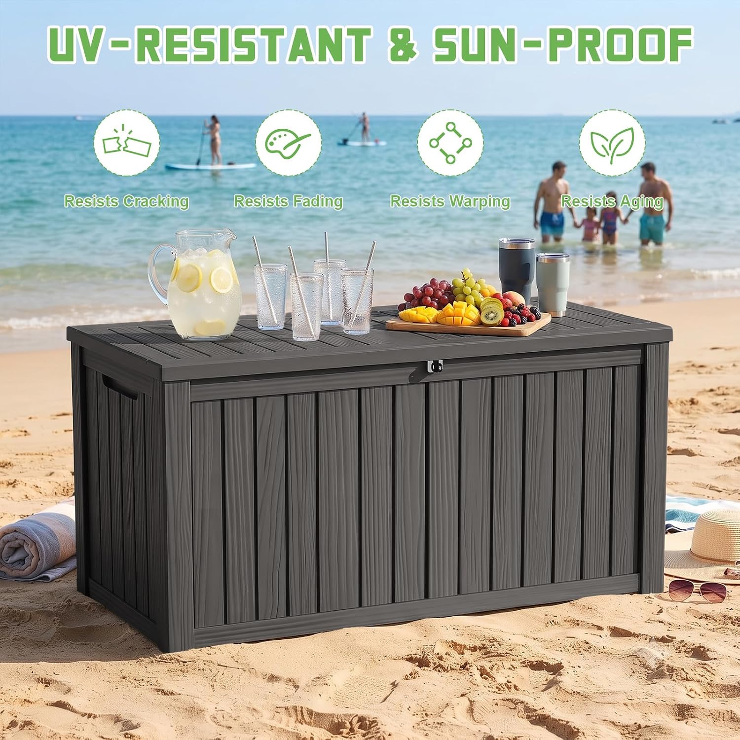 Caixa de Armazenamento de Resi - Outdoor Furniture With Storage avaliação e preço