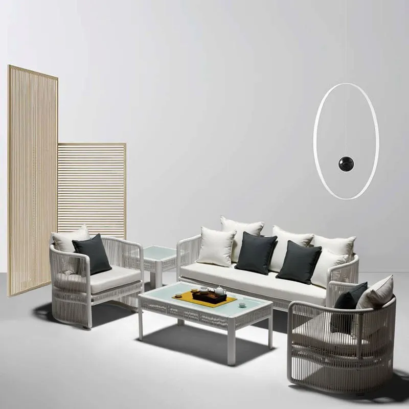 Conjunto de Sofá de Rattan par - Outdoor Furniture Weatherproof avaliação e preço