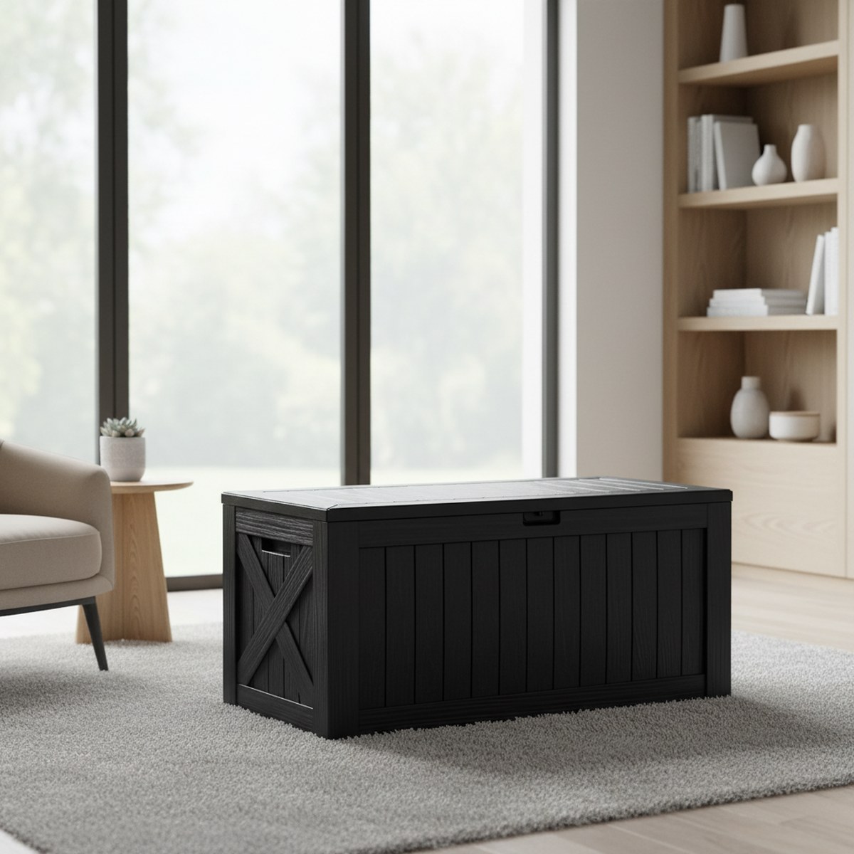 Grande Baú de Armazenamento pa - Outdoor Furniture With Storage avaliação e preço