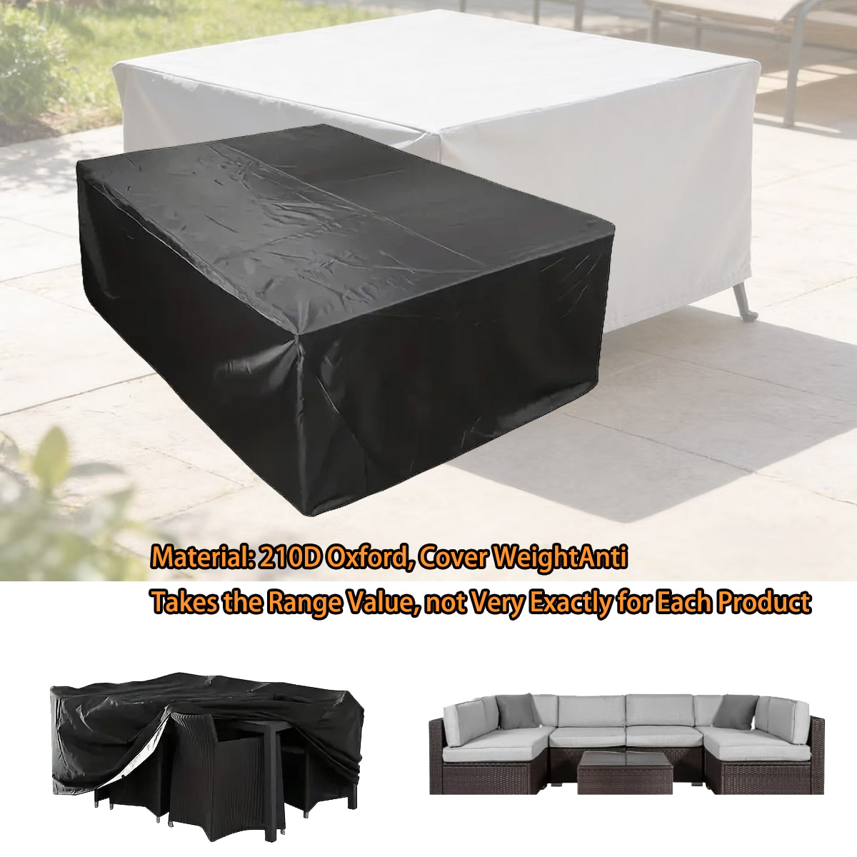 Capa para Móveis de Exterior e - Outdoor Furniture Table avaliação e preço