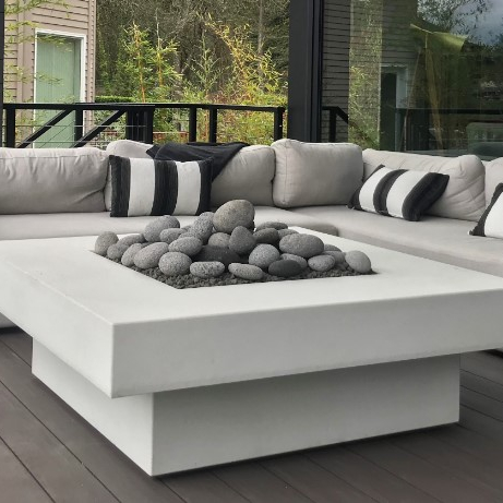 Conjunto de Sofá para Exterior - Outdoor Furniture With Fire Pit Table avaliação e preço