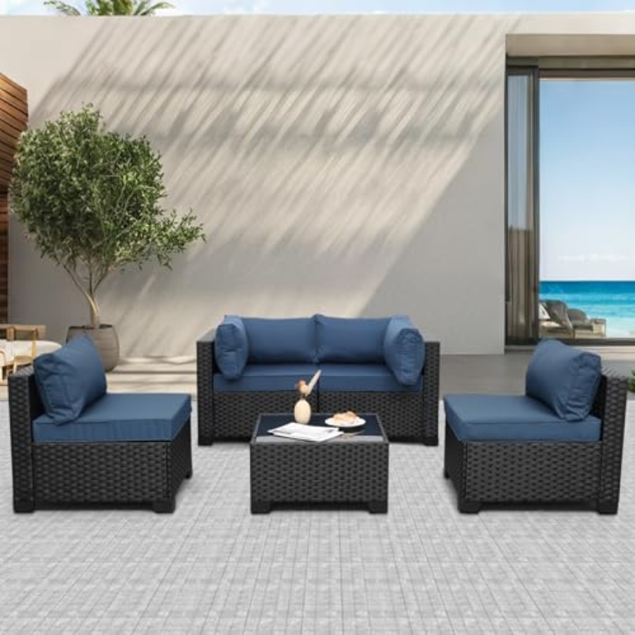 Conjunto de Móveis para Área E - Outdoor Furniture Resin avaliação e preço