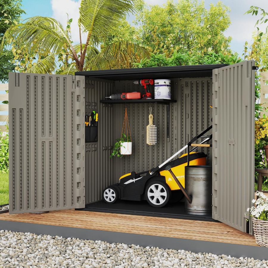 Abrigo de armazenamento para u - Outdoor Furniture Resin avaliação e preço