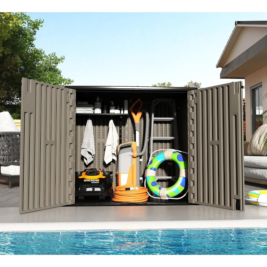 Abrigo de armazenamento para u - Outdoor Furniture Resin avaliação e preço