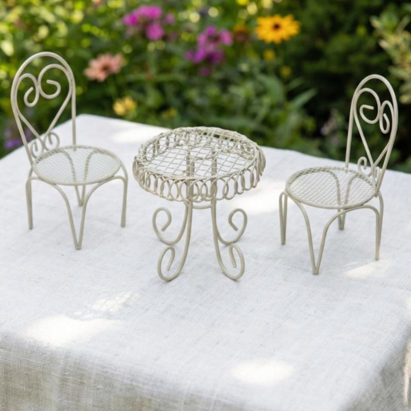 1/3 Peças de Mobiliário de Fer - Outdoor Furniture Table avaliação e preço