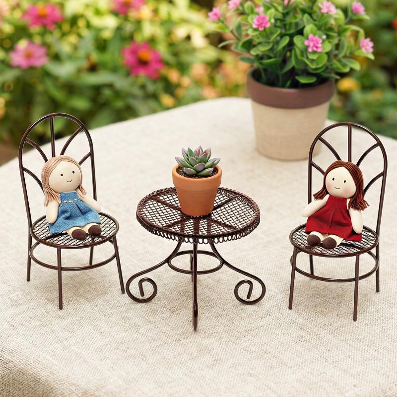 1/3 Peças de Mobiliário de Fer - Outdoor Furniture Table avaliação e preço