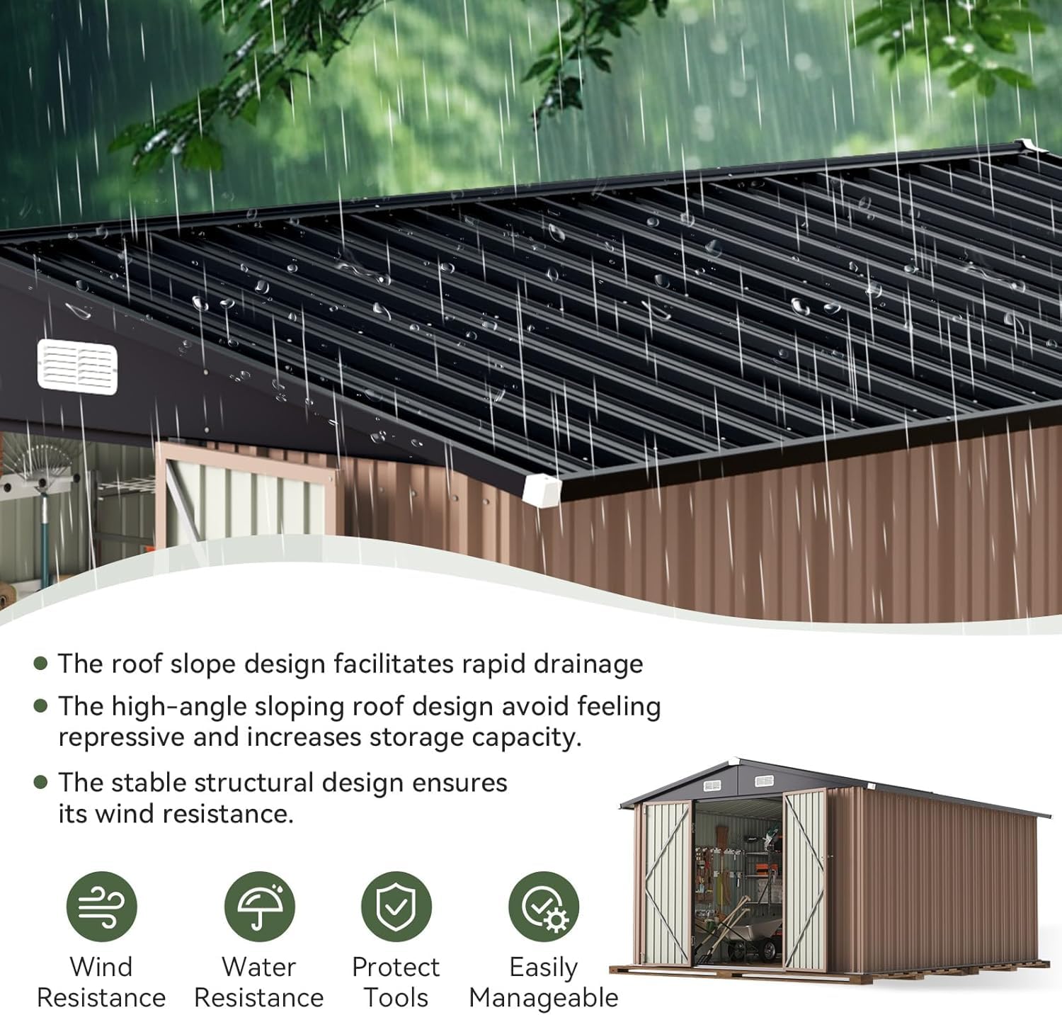 Galpão de armazenamento extern - Outdoor Furniture With Storage avaliação e preço
