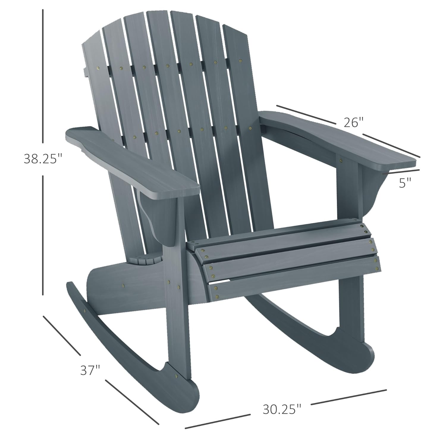 Cadeira de Balanço Adirondack  - Outdoor Furniture Fire Pit avaliação e preço