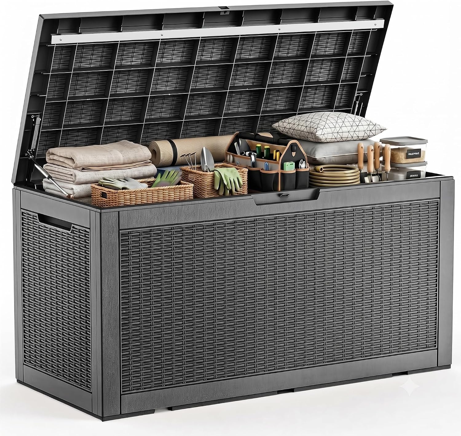 Grande Caixa de Armazenamento  - Outdoor Furniture With Storage avaliação e preço