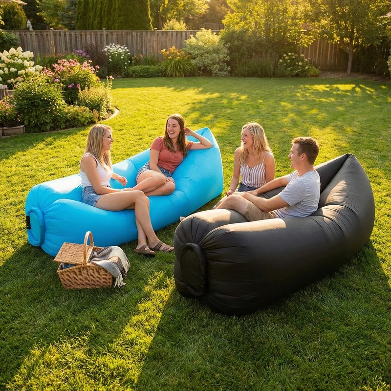 Sofá Inflável Portátil Leve e  - Outdoor Furniture Sofa avaliação e preço