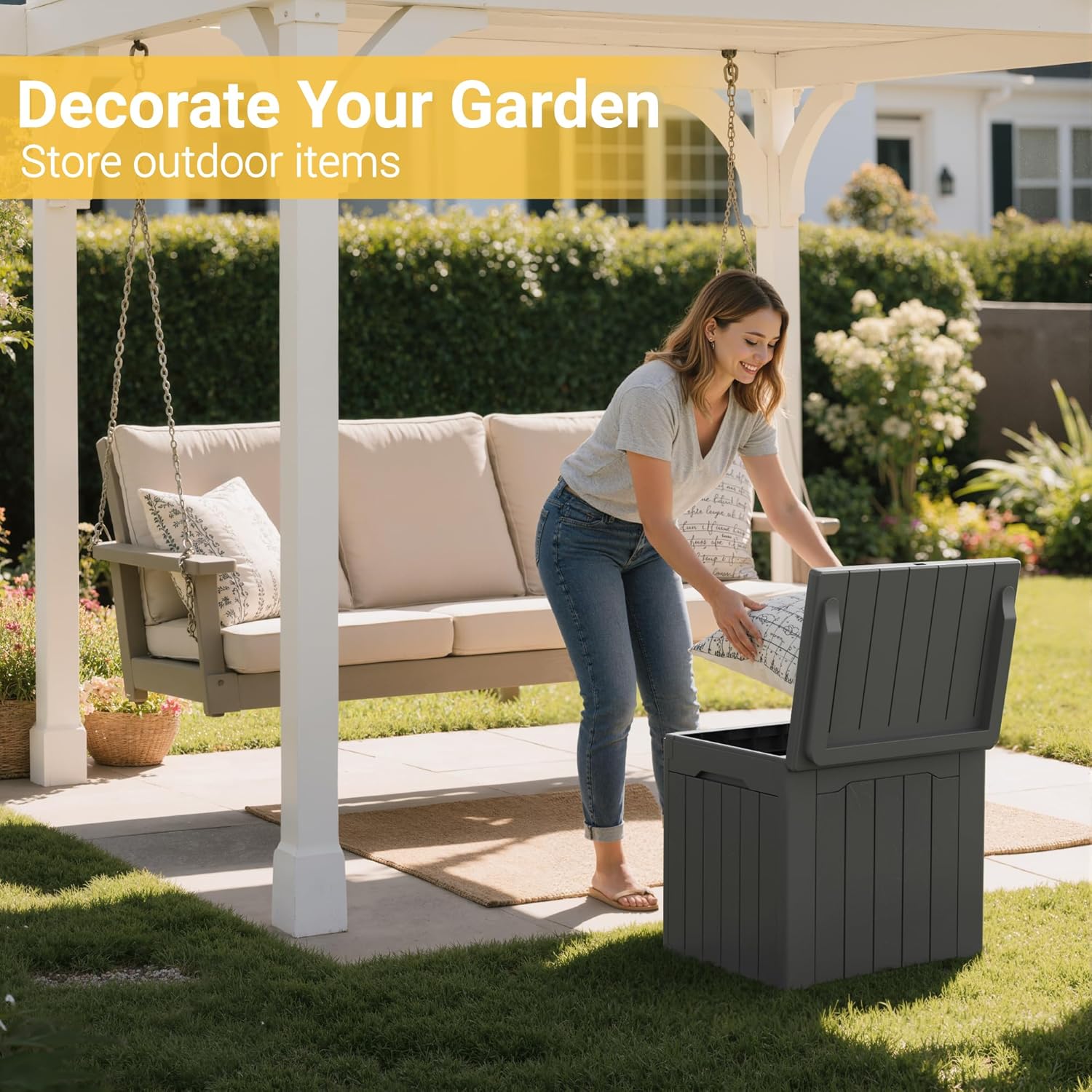 Caixa de Armazenamento Externa - Outdoor Furniture With Storage avaliação e preço