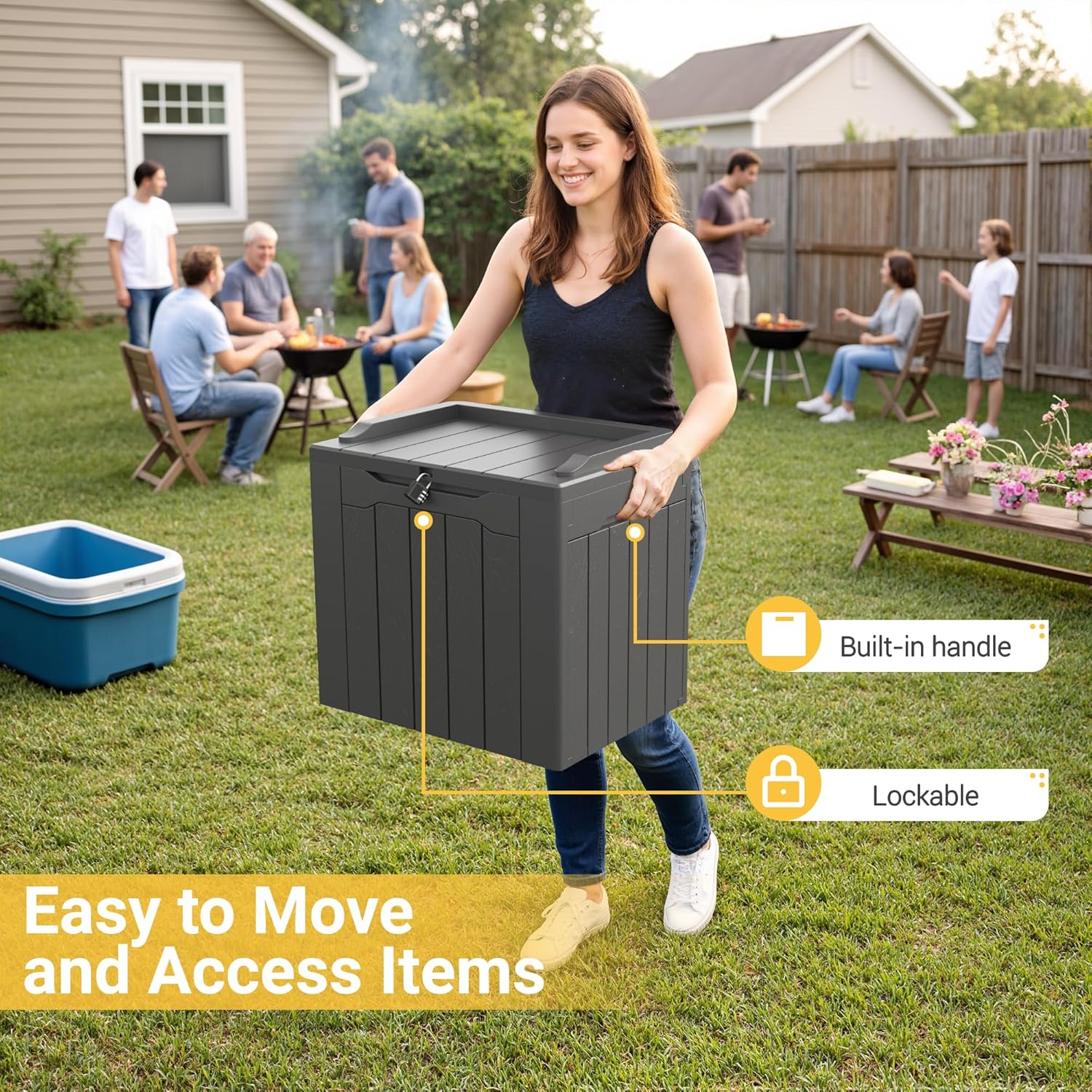 Caixa de Armazenamento Externa - Outdoor Furniture With Storage avaliação e preço
