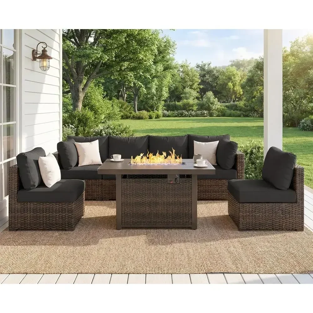 Conjunto de móveis para pátio  - Outdoor Furniture Fire Pit avaliação e preço