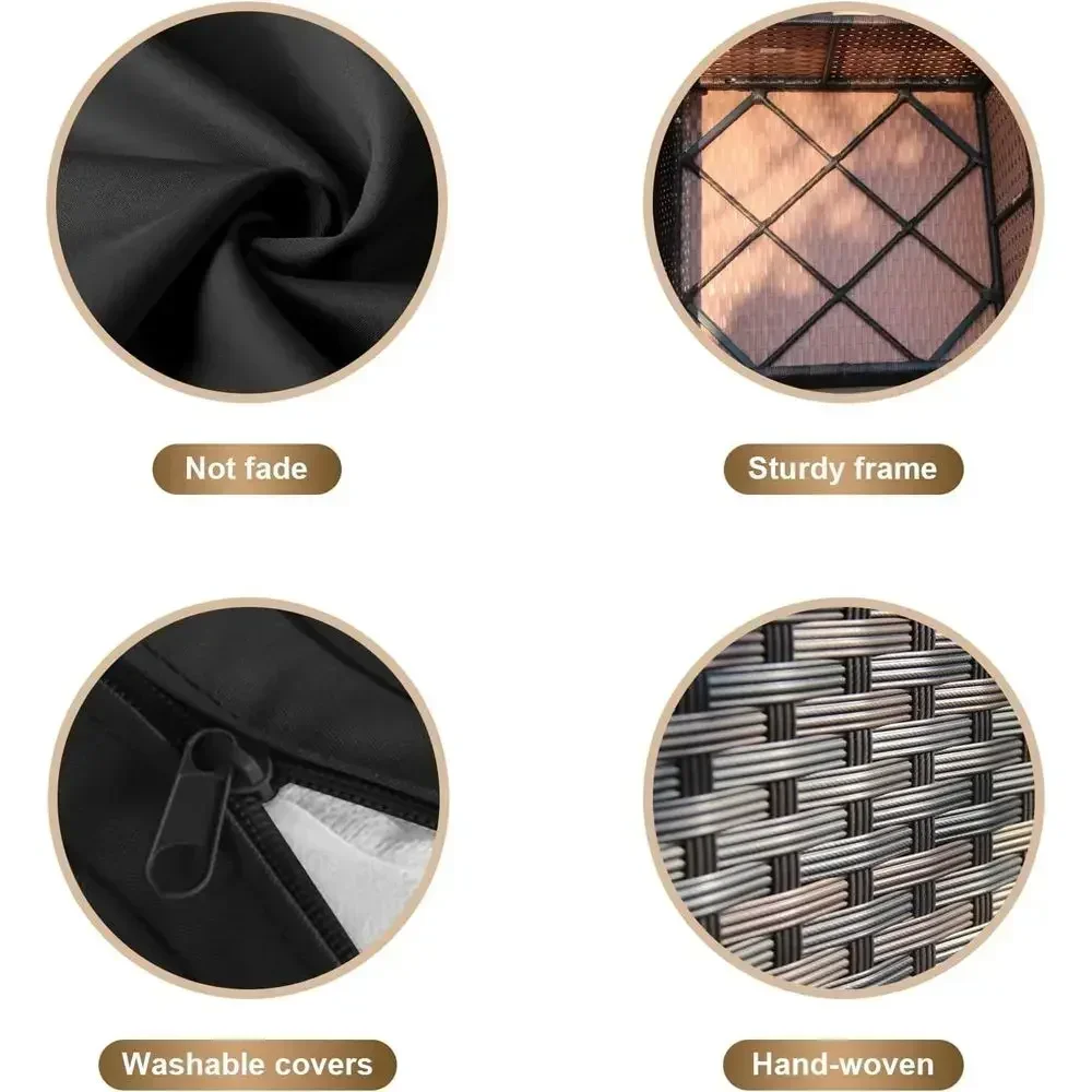 Conjunto de móveis para pátio  - Outdoor Furniture Fire Pit avaliação e preço