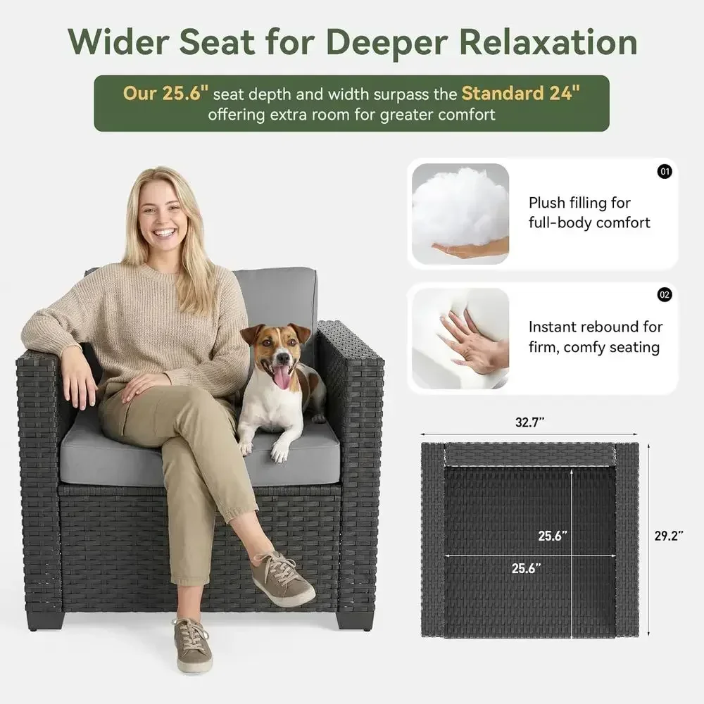 Conjunto de móveis para área e - Outdoor Furniture Fire Pit avaliação e preço